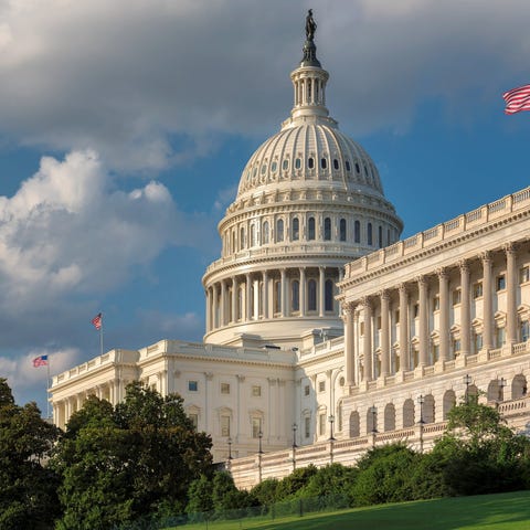 The U.S. Capitol building.