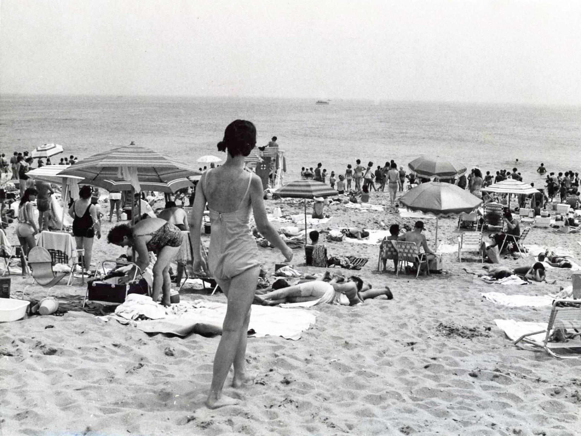 Sandy Hook NJ beach in the 1960s 