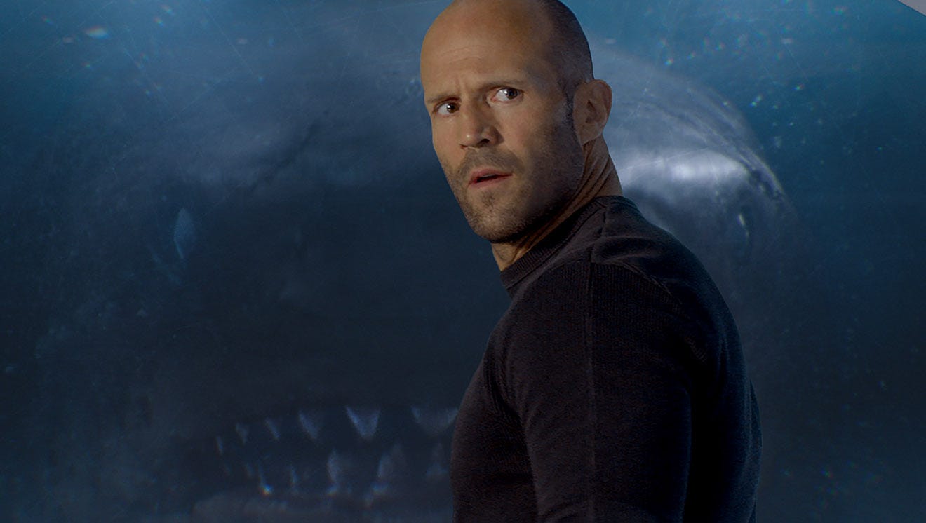 The Meg': Jason Statham's shark story takes a $44.5M box-office bite