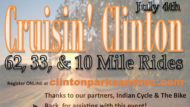 Crusin’ Clinton bicycle ride