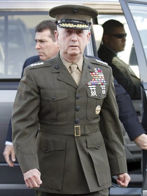 Retired Marine general James Mattis in San Diego in 2010.