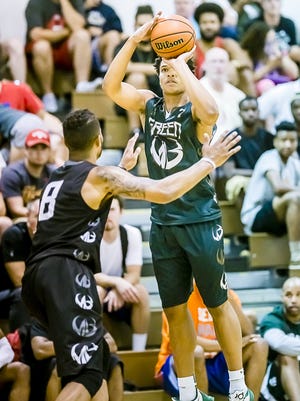 Incoming MSU freshman Miles Bridges has created a buzz all summer at Lansing's Moneyball Pro-Am basketball league. Entering tonight's championship game, he leads the league in scoring at 31 points per game. But the stir has come from his above-the-rim highlight-reel dunks.