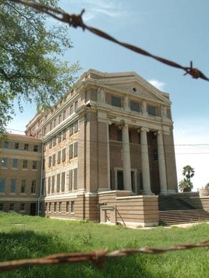 Nueces County officials are asking the Texas Historical Commission for permission to demolish the old courthouse in downtown Corpus Christi. Attempts over the years to restore it or redevelop it in someway have failed.