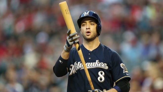 Ryan Braun has hit just 12 home runs over his last 100 games for the Milwaukee Brewers.