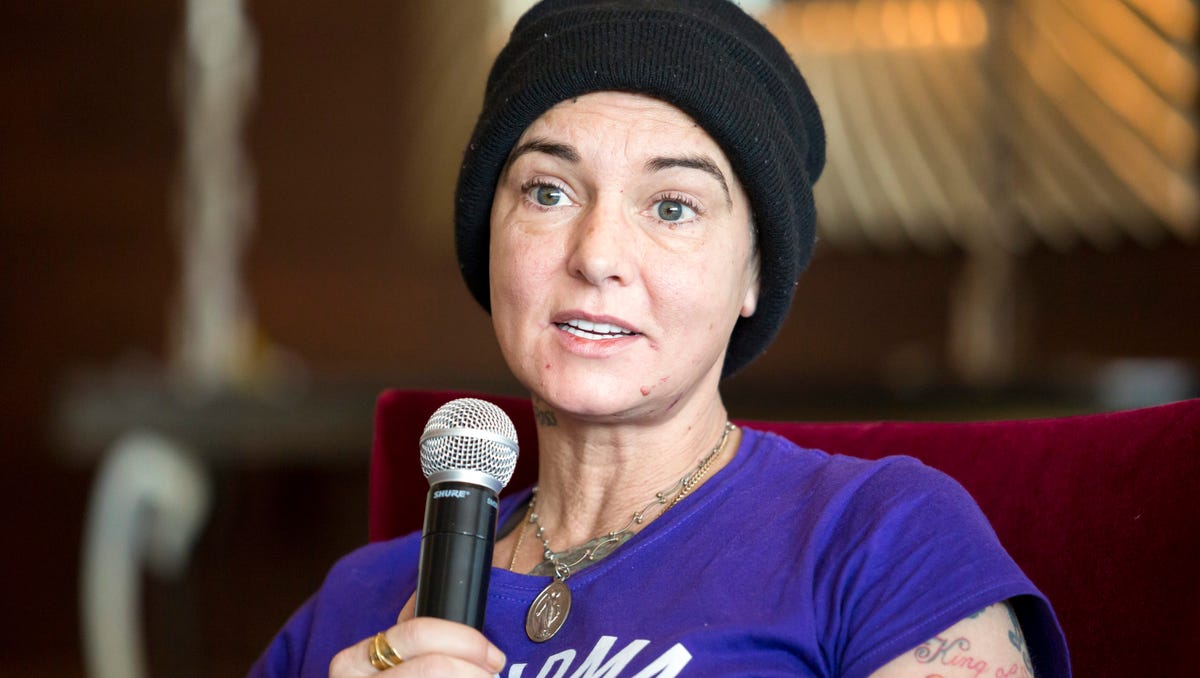 Sinéad O'Connor through the years