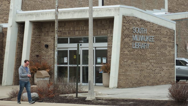The South Milwaukee Public Library, 1907 10th Ave., once had potatoes placed in its book return.