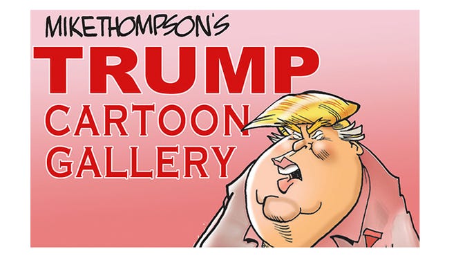 Animated Trump cartoon gallery.