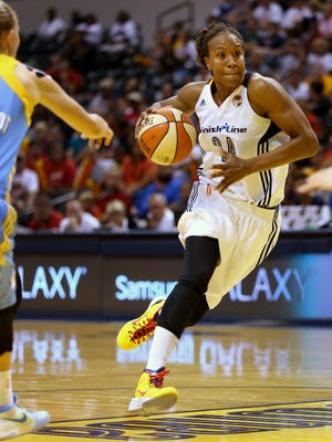 Indiana Fever forward Tamika Catchings, shown here in a WNBA Eastern Conference Finals game in September, will be speaking at FCA of East Central Indiana banquet.