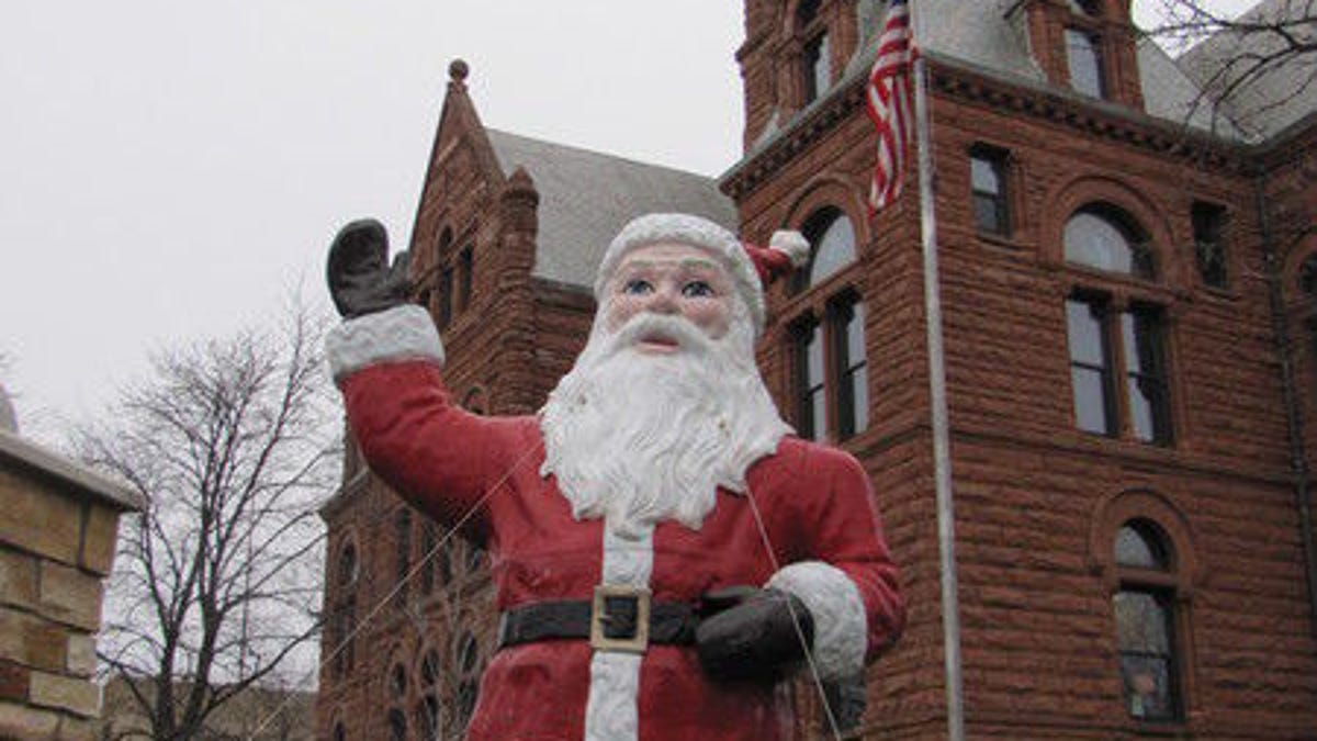 Laporte Courthouse 2022 Christmas Laporte's Santa Tradition Continues