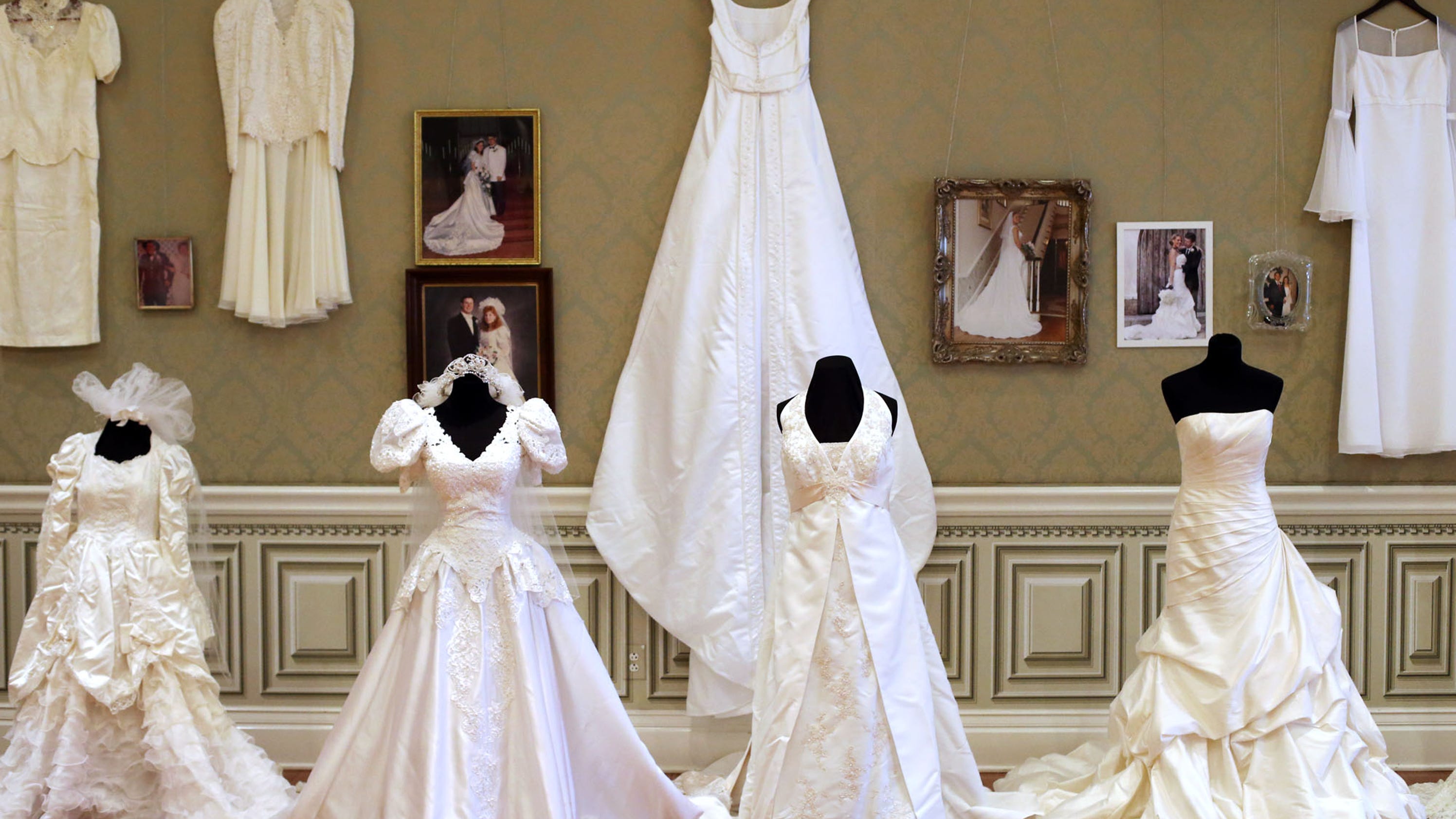 Wedding dresses exhibit opens Sunday