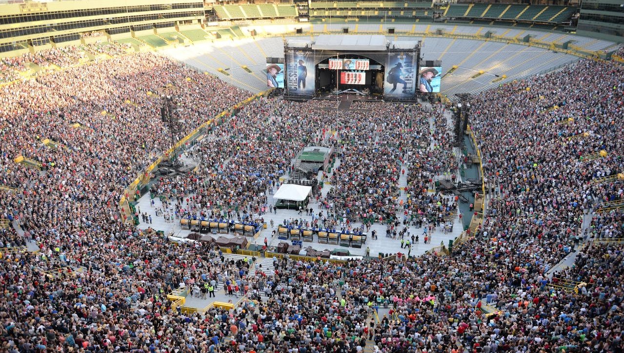 Kenny Chesney At Lambeau Field Seating Chart