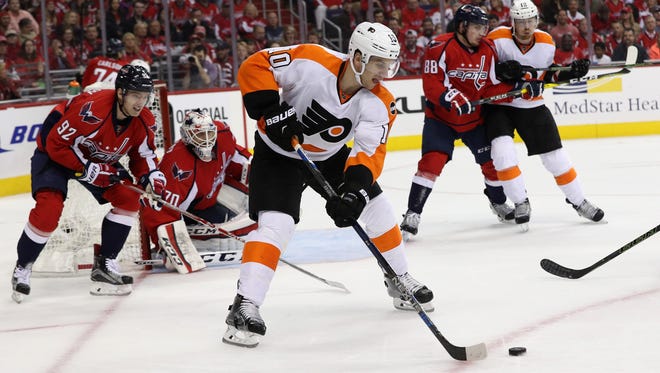Brayden Schenn and the Flyers are looking to avoid going down 3-0 to the Washington Capitals