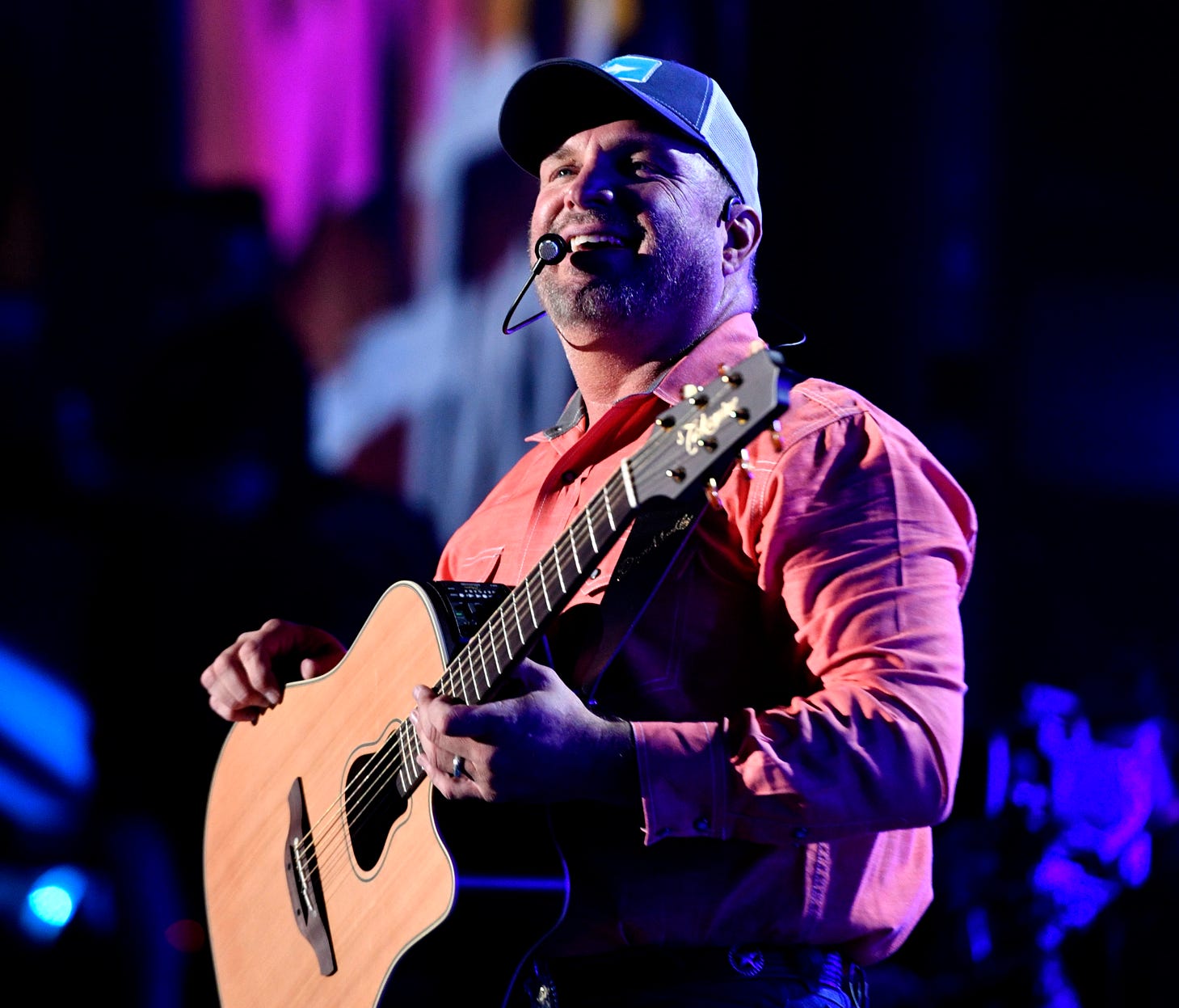 Fans at the first big concert at Atlanta's gleaming new sports arena say a screeching sound made it impossible to hear Garth Brooks, pictured in Nashville in June.