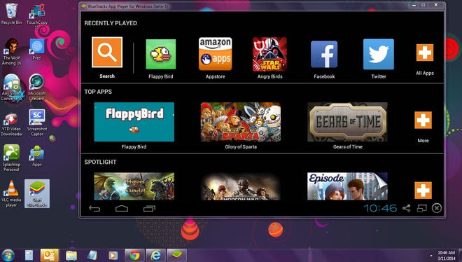 surf report how to run android apps on