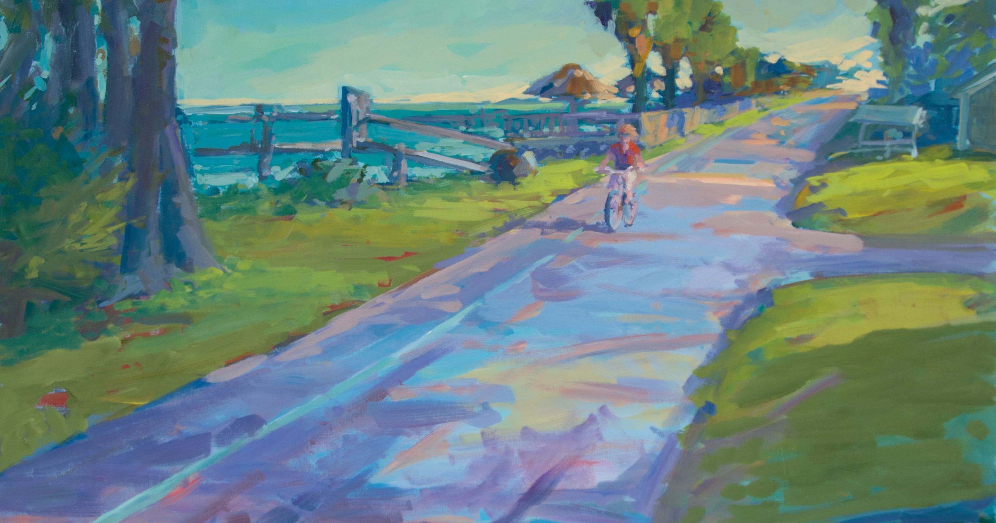 Poster artist for Rockport Art Festival holds exhibition at Rockport