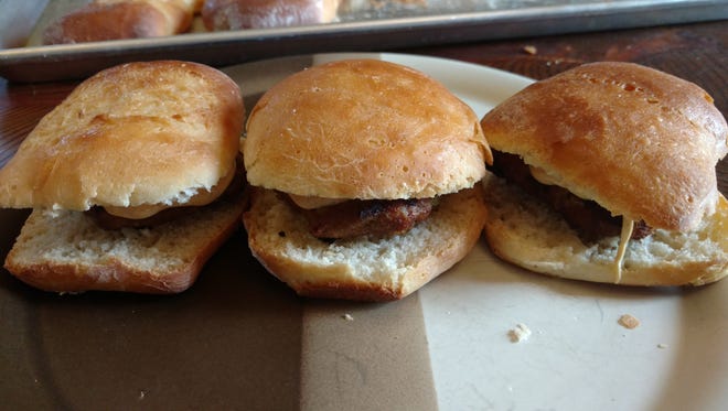Sliders are great for a gathering, whether it’s in your backyard or in the parking lot behind Kinnick.