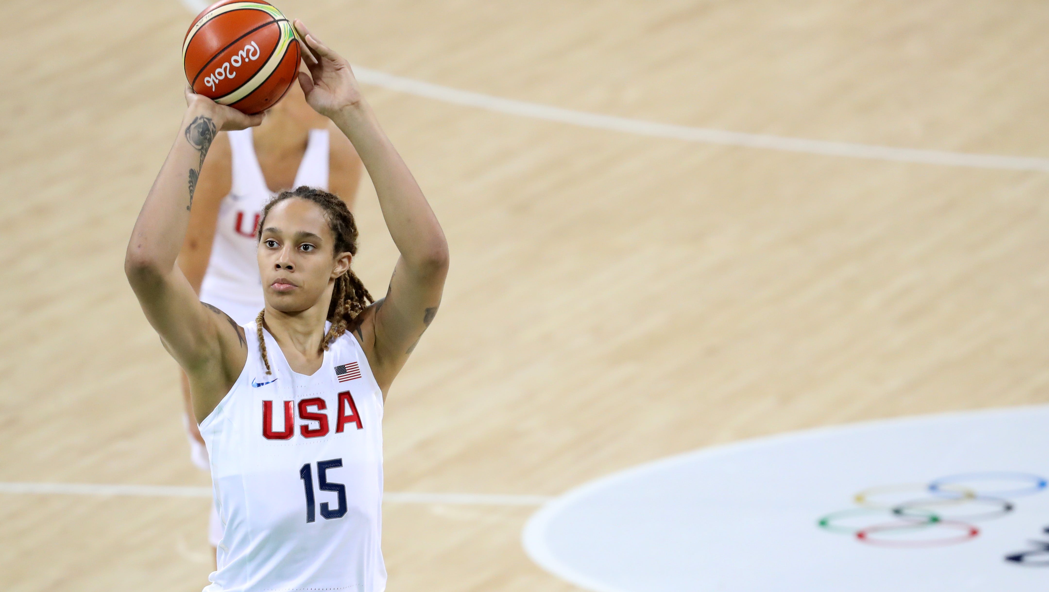 BRITTNEY GRINER USA  2016 RIO OLYMPIC GAMES 8X10 SPORTS PHOTO RIO 