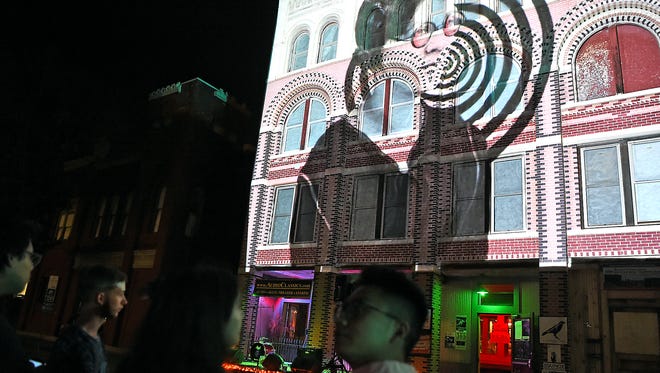 LUMA Projection Arts Festival features nighttime multimedia art installations throughout Downtown Binghamton. Most of the events are free and can be experienced starting at 9 p.m. 