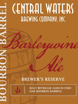 Central Waters Brewing Company Bourbon Barrel Barleywine Ale