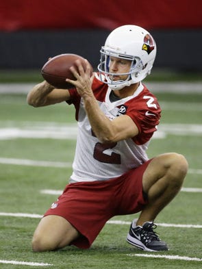 Arizona Cardinals punter and holder Andy Lee during