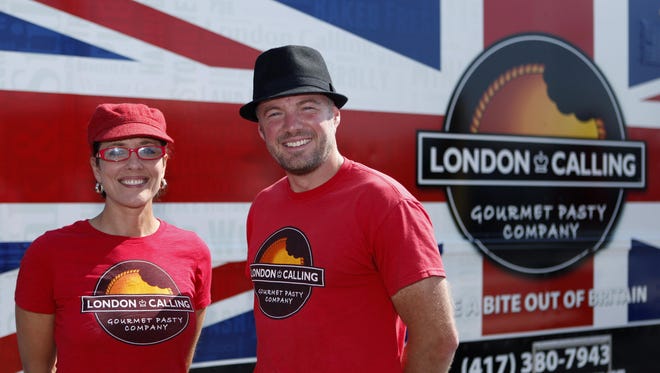 Carrie Mitchell and Neil Gomme own London Calling food truck.
