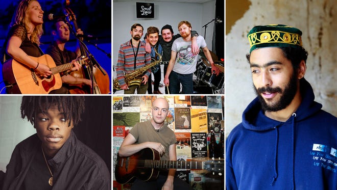 The Wisconsin Bands to Watch for 2017: Clockwise from left, Dead Horses, Soul Low, Milo, Shane Leonard and Trapo.
