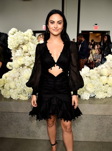 "Riverdale" star Camila Mendes wore an all-black look