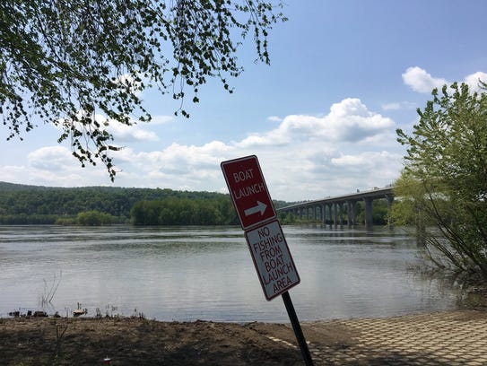 A family was thrown into the Susquehanna River Monday