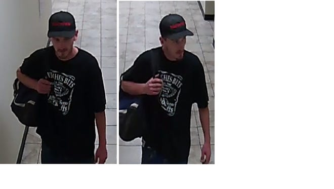 The West Monroe police are looking for this suspect in connection with a case of theft.