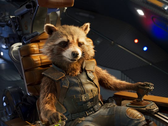 Seen here in 'Guardians of the Galaxy Vol. 2,' Rocket