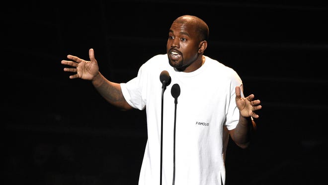 Kanye West, here at the MTV Video Music Awards in 2016, had Twitter talking Tuesday during his TMZ Live interview.