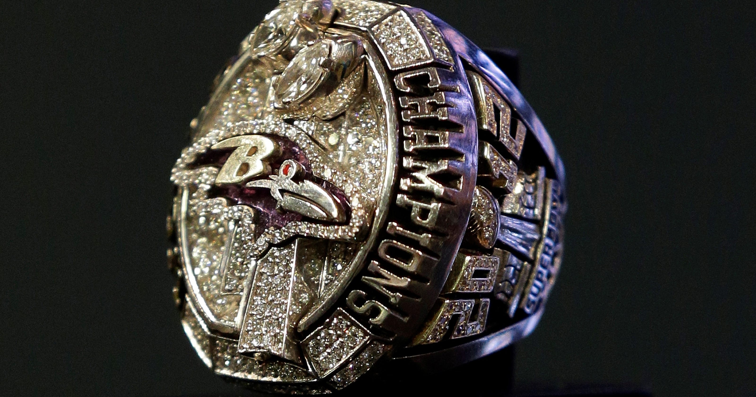 Super Bowl rings throughout history