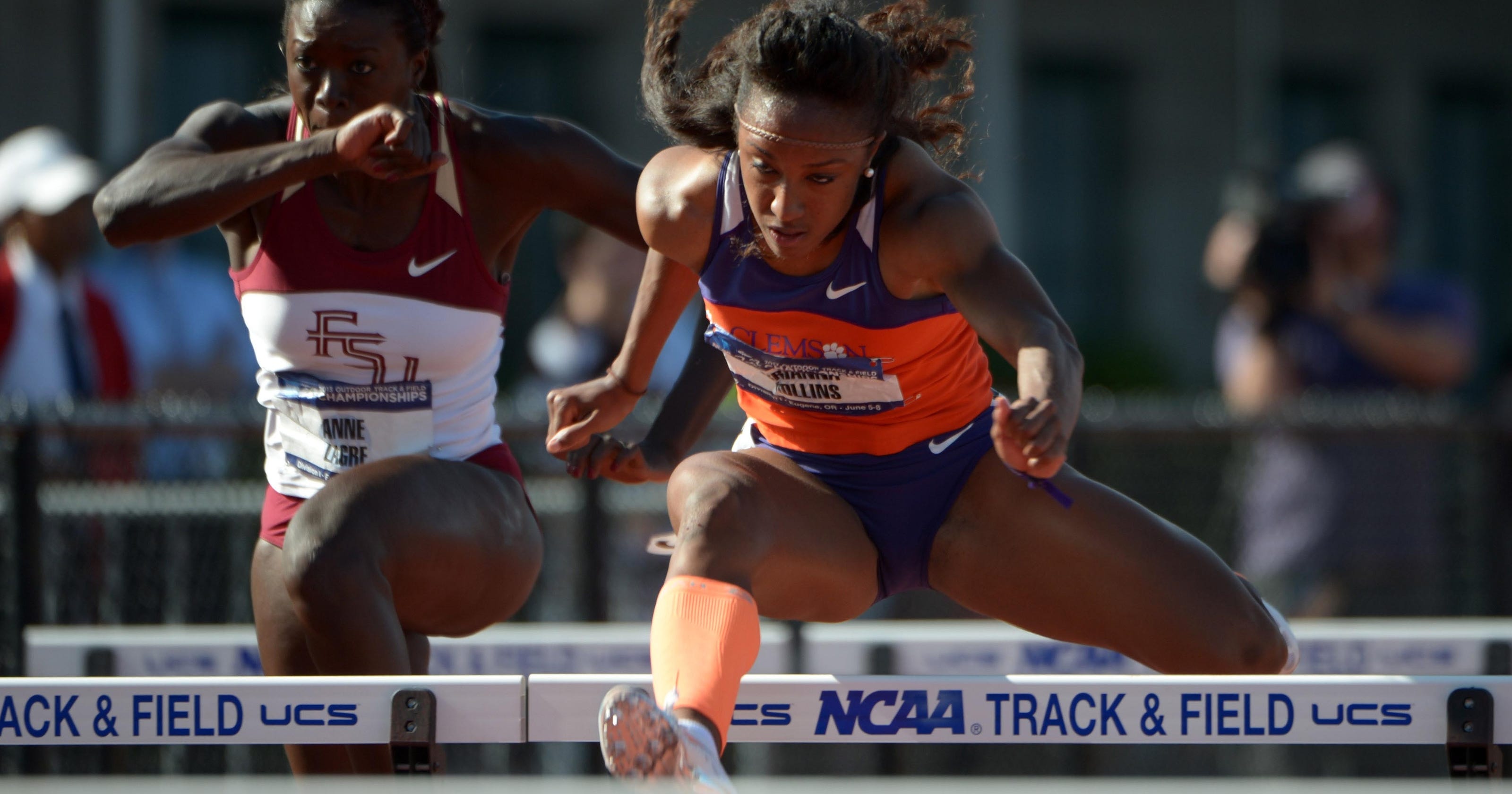 Rollins sets record in 100meter hurdles at NCAA track