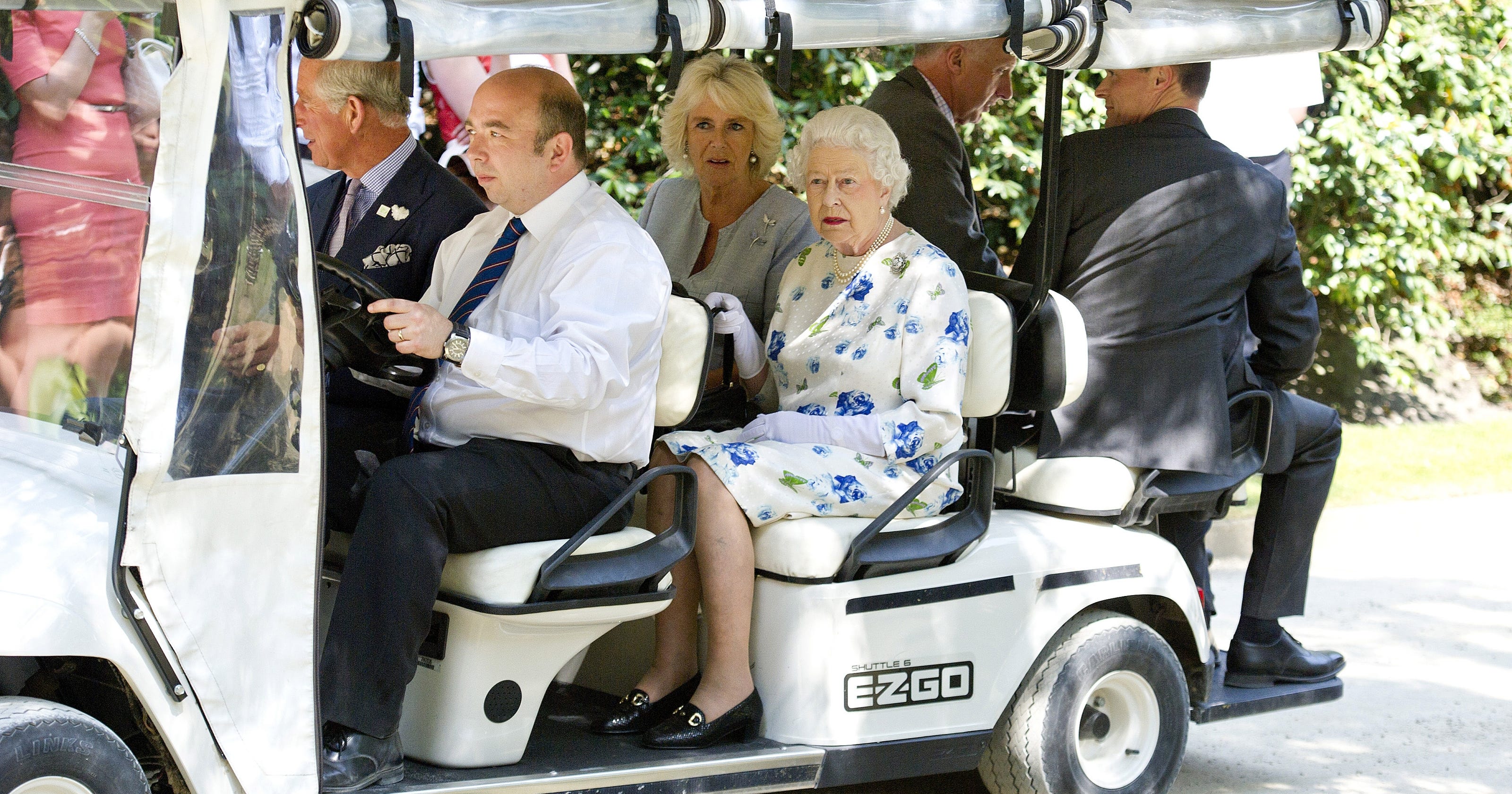 Queen's coronation party begins amid royal baby watch