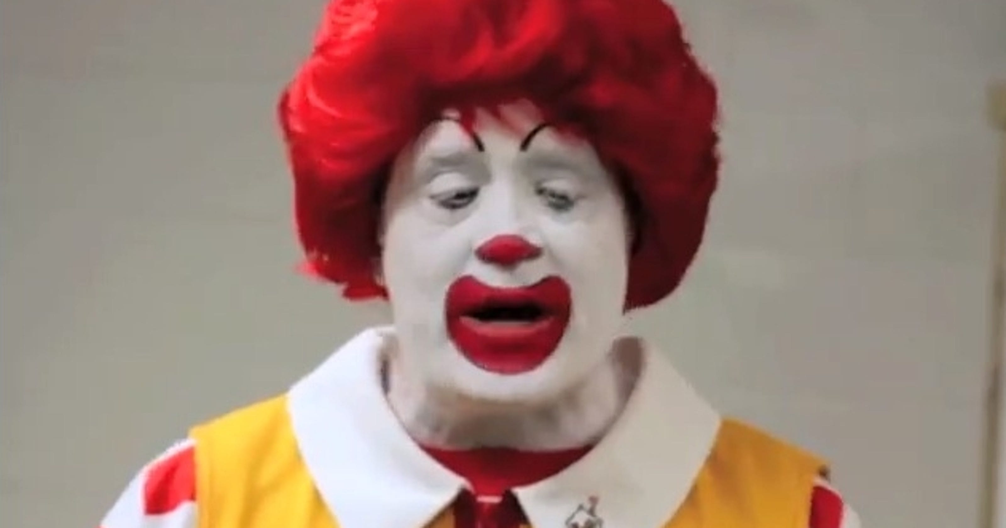 Ronald McDonald gives weird 'Miracle' speech to minor league team