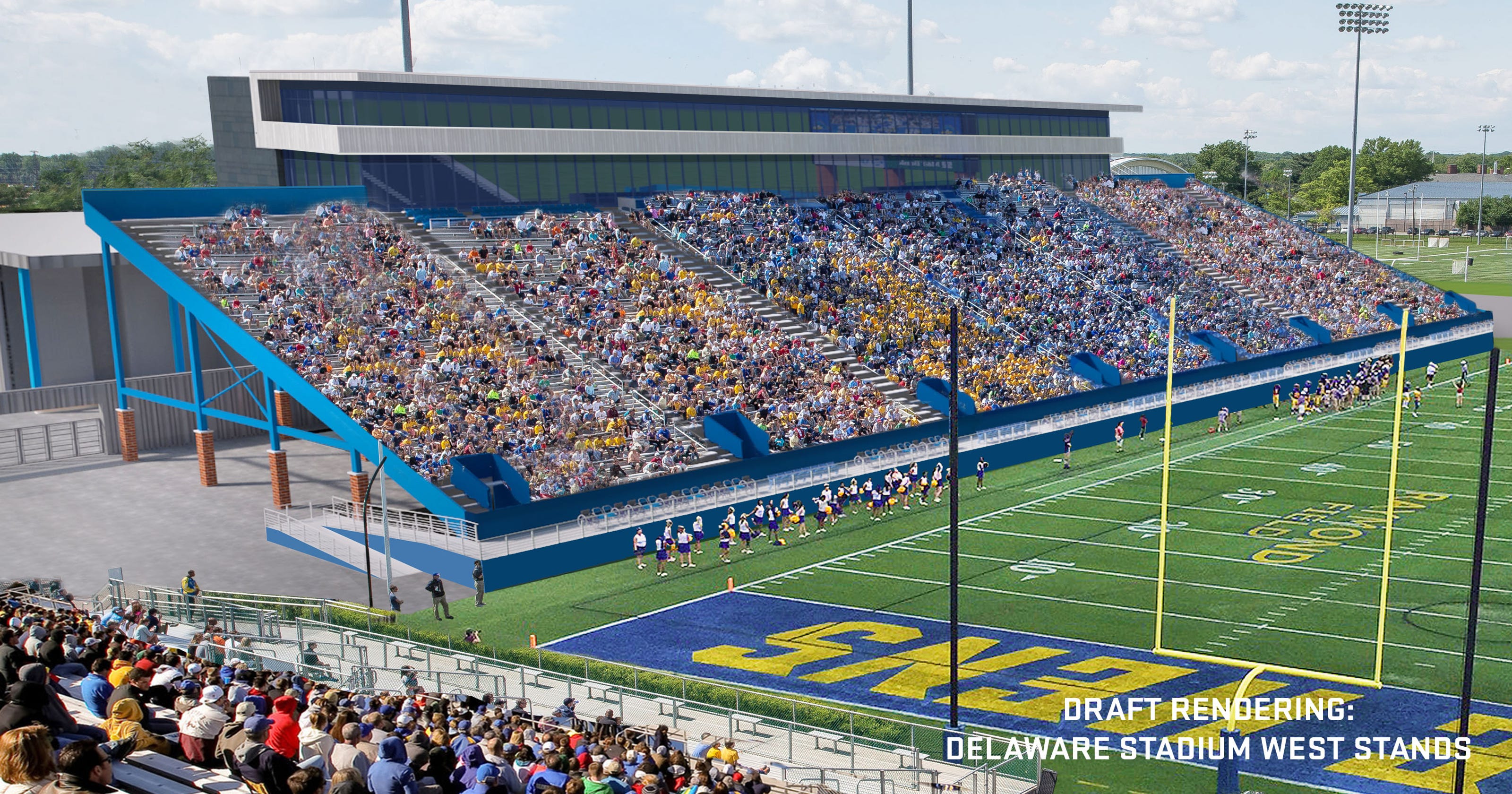 University of Delaware plans 60M upgrade to stadium, athlete center