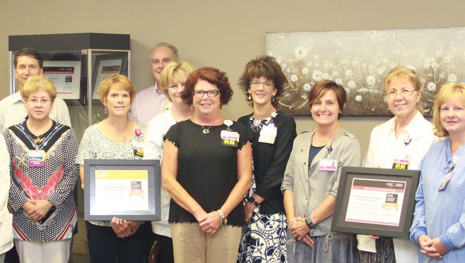 Members of Chambersburg Hospital's award-winning cardiology team.