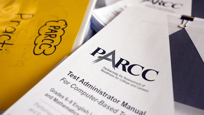 New Jersey Department of Education officials announced results for the first PARCC test administered in New Jersey.