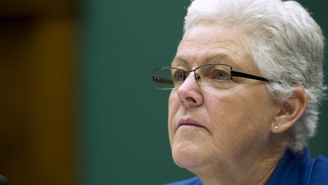 EPA administrator Gina McCarthy testifies before the House Subcommittee on Energy and Power on Capitol Hill, in Washington, Wednesday, Sept. 18, 2013.