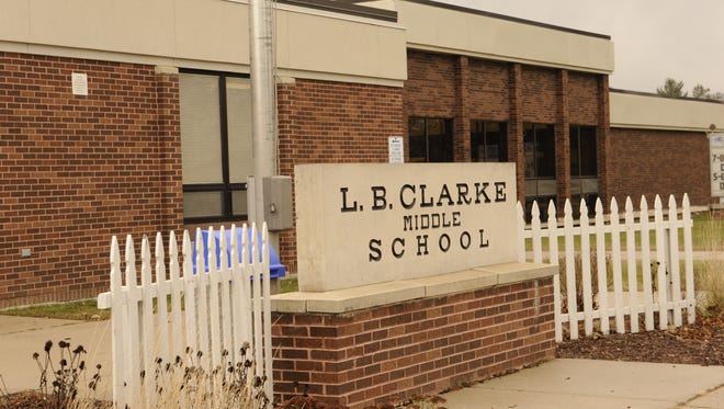 L.B. Clarke Middle School in Two Rivers.