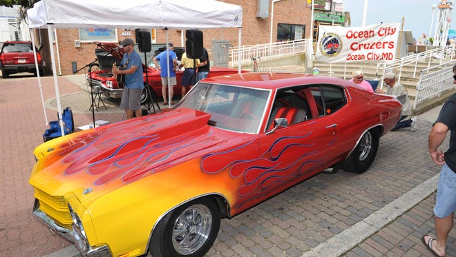 FILE: OC Cruzers Car Show on Somerset Street in Ocean City. '70 Chevy Chevelle owned by Kathy Swagler of West Ocean City.