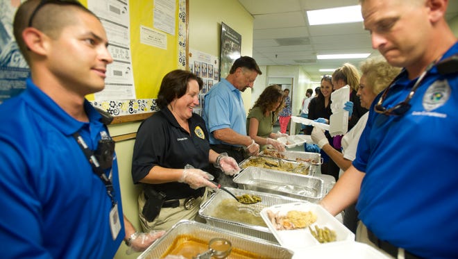 Images from Gertrude Walden Child Care Center's 10th annual Thanksgiving dinner in Stuart on Nov. 19, 2015.