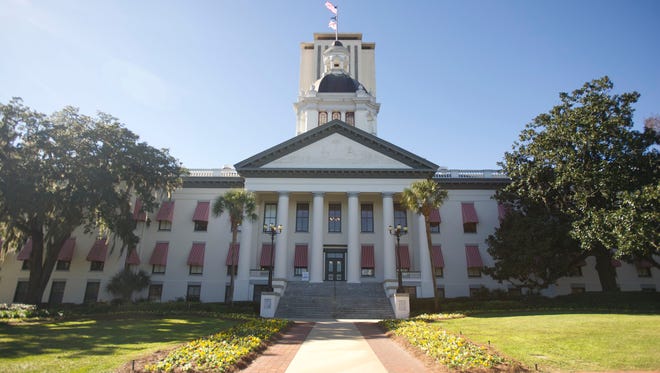 The Florida State Capitol building pictured during the first week of the 2016 Florida legislative session in Tallahassee.