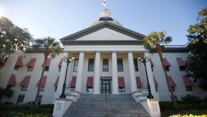 The Florida State Capitol building in Tallahassee.