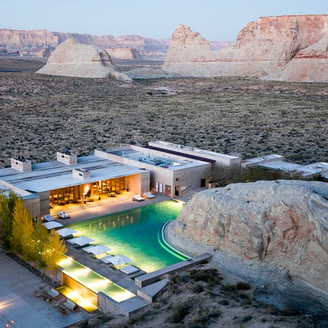 The Amangiri in Canyon Point, Utah, is one of 15...