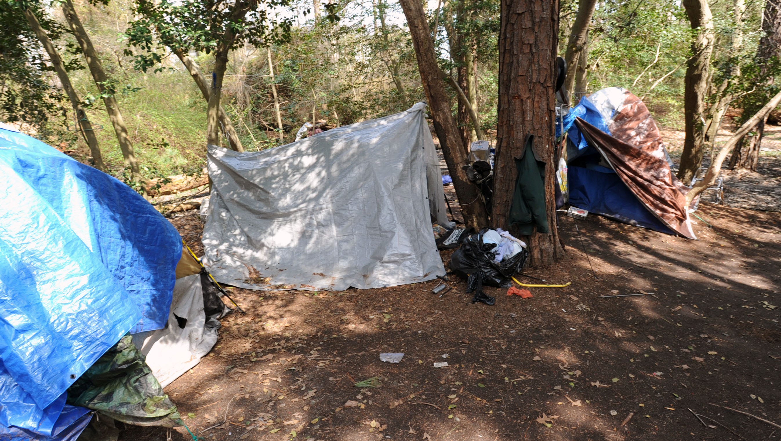 Del Tent City Homeless Ordered Off Land