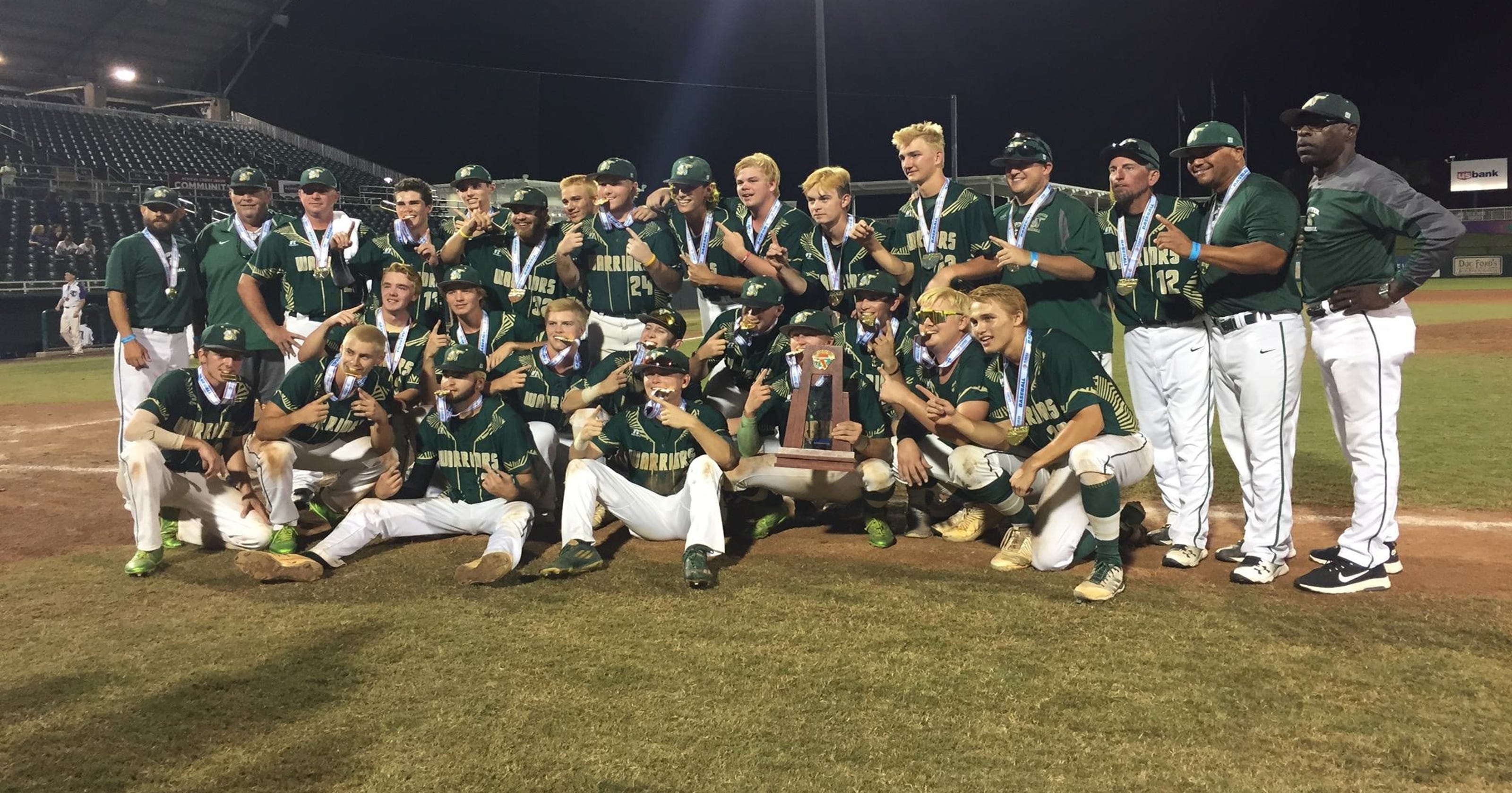 Jupiter Warriors 'champions' in 201718