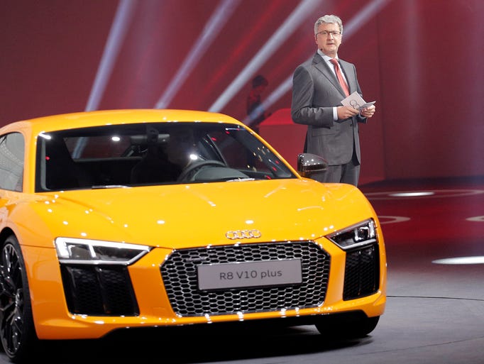 Audi Chairman Rupert Stadler presents the new Audi