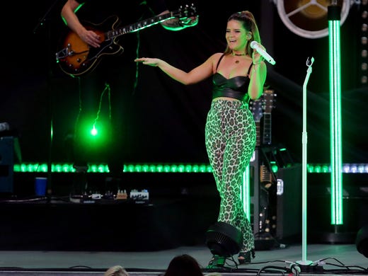 Maren Morris performs at Ascend Amphitheater Monday