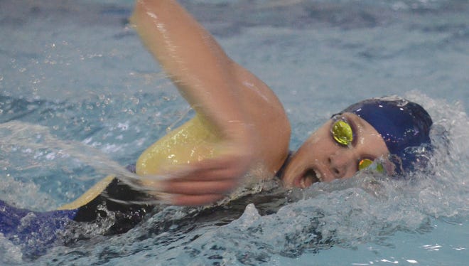 Gabby Cervone of NV/Demarest is an elite long-distance swimmer in North Jersey.